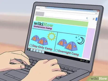 Запишите ребенка в летний лагерь языкового погружения, шаг 2