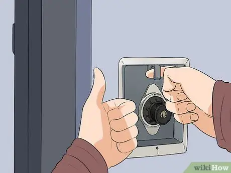 Установка шкафчика, шаг 6