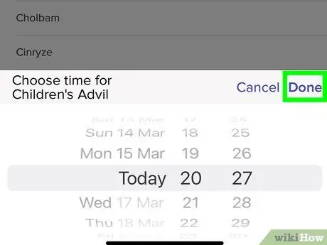 Сохраняйте медицинскую информацию в приложении Glow Baby на iPhone. Шаг 11