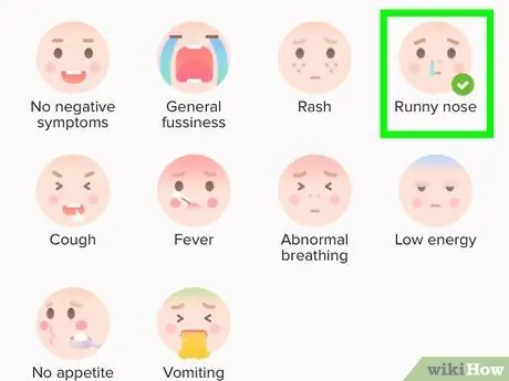 Регистрируйте медицинскую информацию в приложении Glow Baby на iPhone Шаг 6