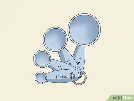 Выберите мерные ложки Шаг 8