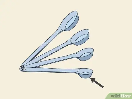 Выберите мерные ложки Шаг 9