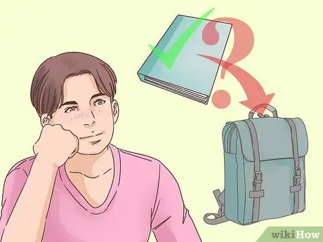 Организуйте свой рюкзак для средней школы Шаг 5