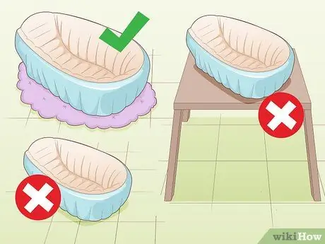 Использование детской ванны Шаг 3