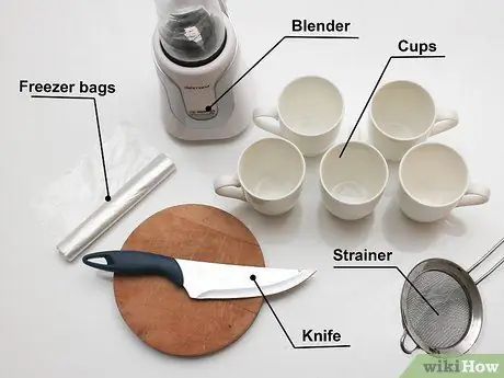 Приготовить радужный смузи, шаг 1