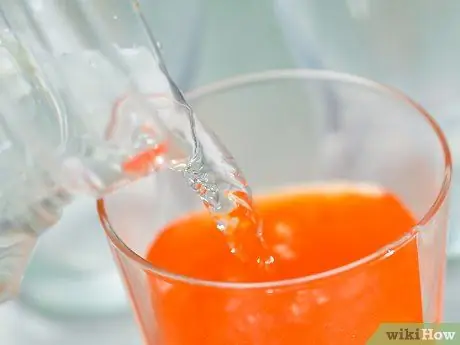 Приготовить сок желе Шаг 4