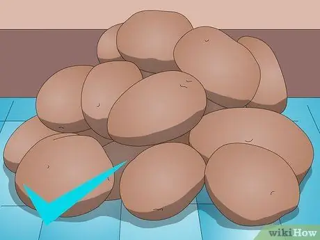 Съешьте печеный картофель Шаг 1