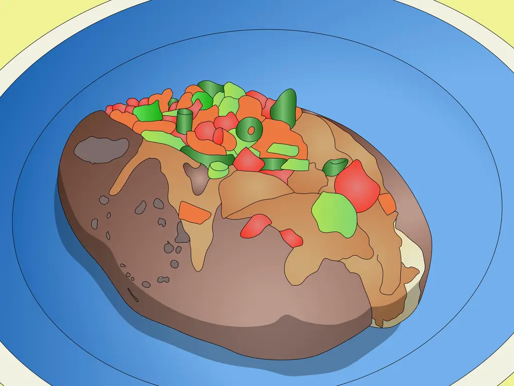 Как съесть печеный картофель (с иллюстрациями)