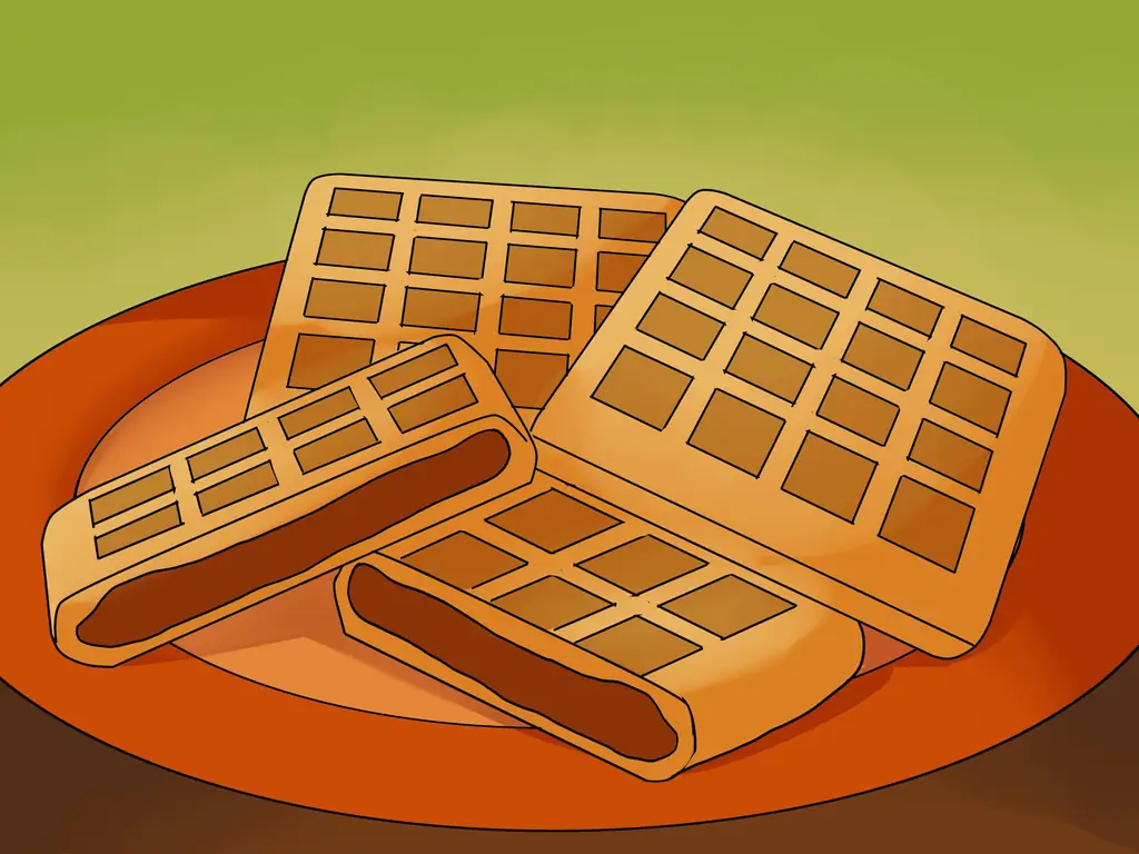 Как съесть вафли: 15 шагов (с иллюстрациями)