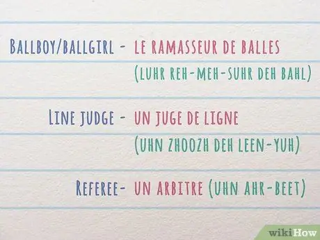 Следите за счетом в теннисе на французском языке Шаг 12