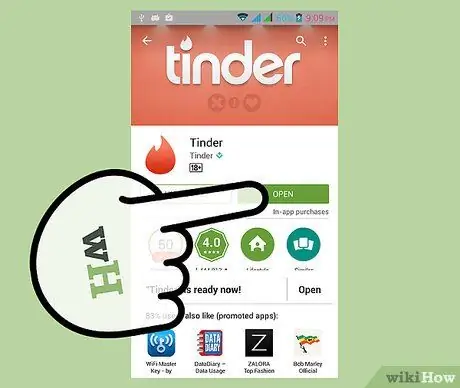 Отрегулируйте возрастной диапазон Tinder Шаг 1