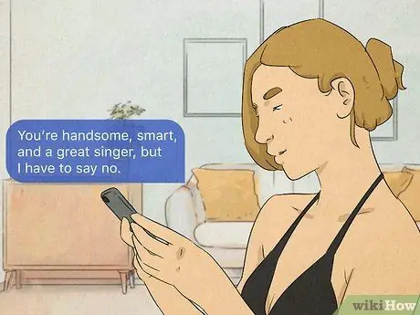 Красиво отклонить парня по тексту, шаг 2