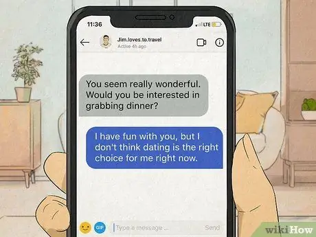 Красиво отклонить парня по тексту, шаг 3