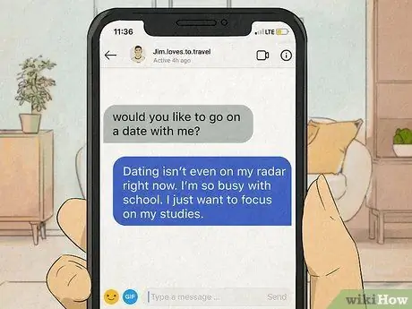 Красиво отклонить парня по тексту Шаг 8