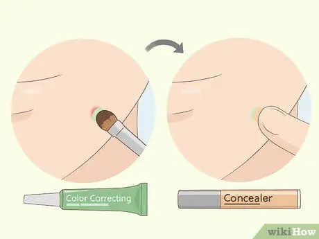 Скрыть прыщи шаг 1