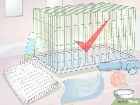 Установка клетки для домашних крыс, шаг 1