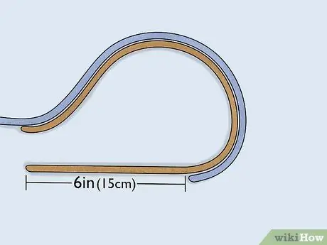 Свяжите две лески вместе, шаг 1