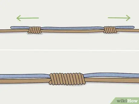 Свяжите две лески вместе, шаг 12