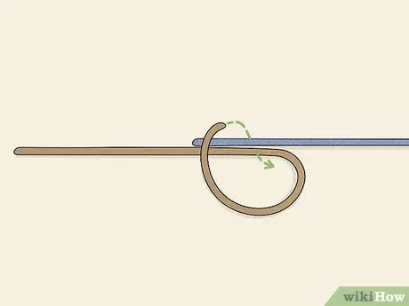 Свяжите две лески вместе, шаг 8