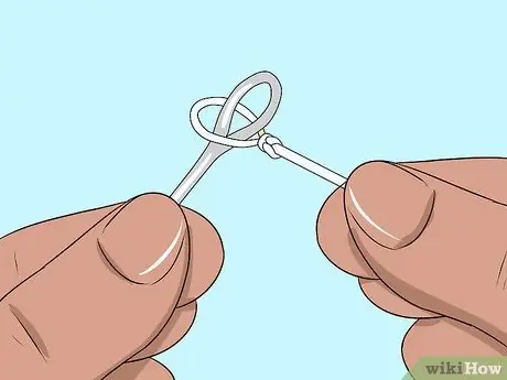 Привяжите трос к лидеру Шаг 10