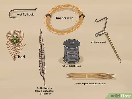 Галстук для ловли нахлыстом Шаг 1