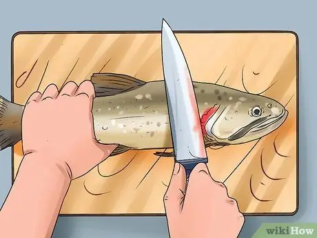 Выпотрошить форель Шаг 6