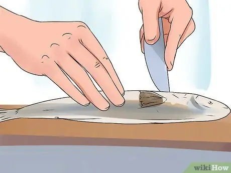 Выпотрошить форель Шаг 8