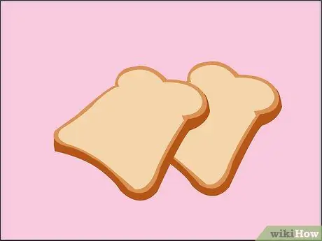 Сделайте рыбную приманку из хлеба Шаг 1