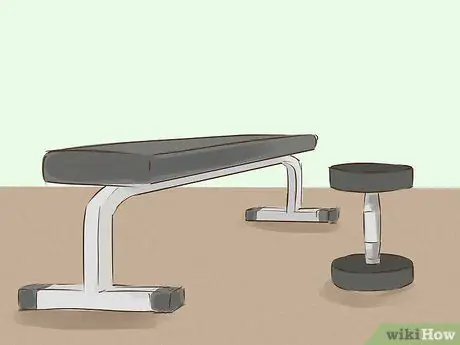 Сделайте пуловер с гантелями, шаг 1