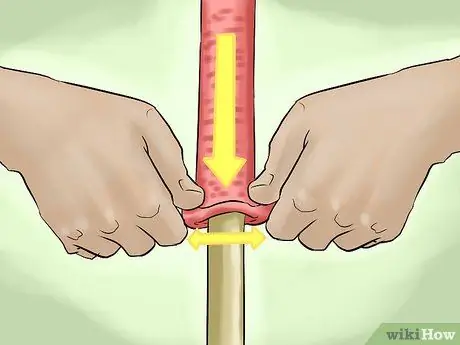 Замена рукоятки биты для крикета Шаг 5