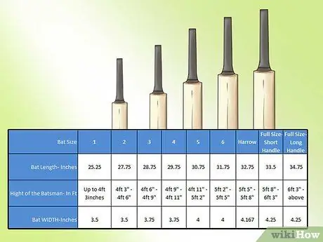 Выберите биту для крикета Шаг 10