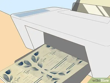 Распечатать полупрозрачные приглашения на свадьбу Шаг 12