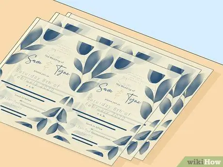 Распечатать полупрозрачные приглашения на свадьбу Шаг 13