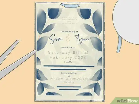 Распечатать полупрозрачные приглашения на свадьбу Шаг 19