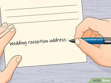 Составьте свадебную программу Шаг 4