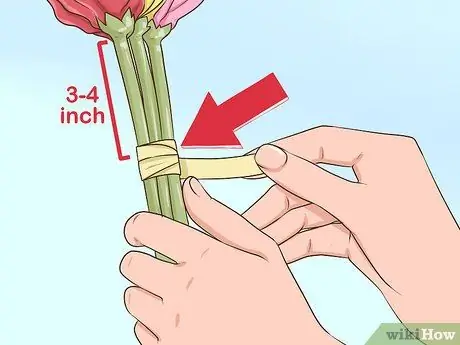 Создание фиолетового свадебного букета. Шаг 15