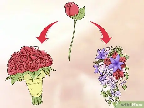 Создание фиолетового свадебного букета. Шаг 16