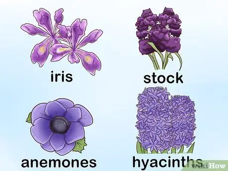 Создание фиолетового свадебного букета. Шаг 5
