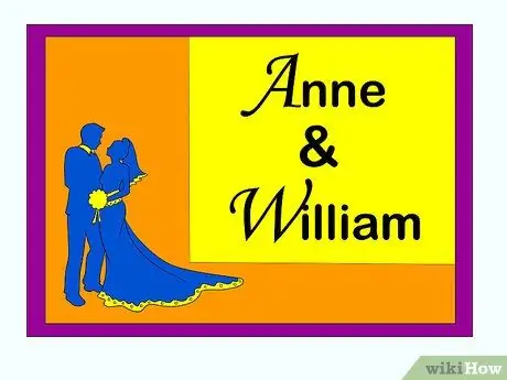 Используйте цветовые блоки в вашем свадебном декоре Шаг 4