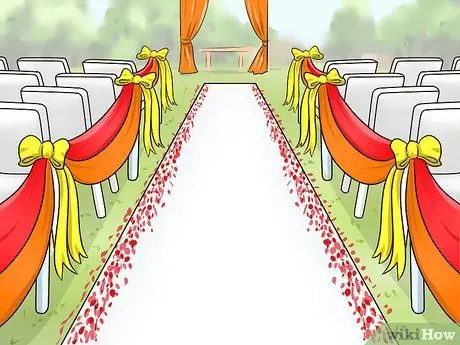 Используйте цветовые блоки в вашем свадебном декоре Шаг 7