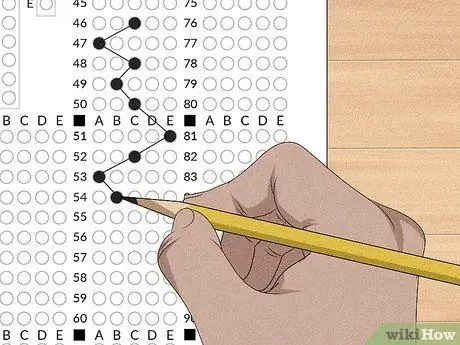 Обмануть тест Scantron, шаг 5