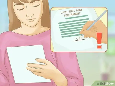 Защита от мошенничества с завещанием Шаг 2