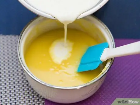Приготовить замороженный заварной крем, шаг 5