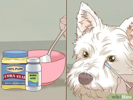 Удаление пятен от слезных протоков с белых собак Шаг 3