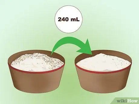 Приготовить овсяную ванну для собаки Шаг 1