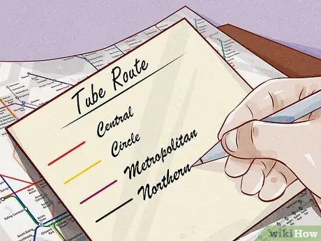 Используйте лондонское метро, шаг 3