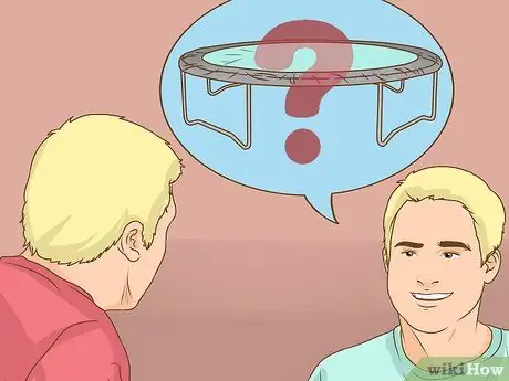 Убедите родителей купить вам батут Шаг 3