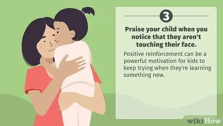 Заставьте детей перестать прикасаться к их лицам, шаг 03