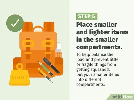 Упаковать школьную сумку Шаг 10