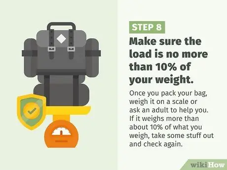 Упаковать школьную сумку Шаг 13